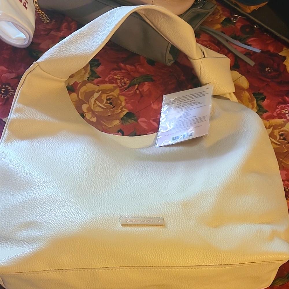 Vince Camuto Cream Hobo Bag NWT
